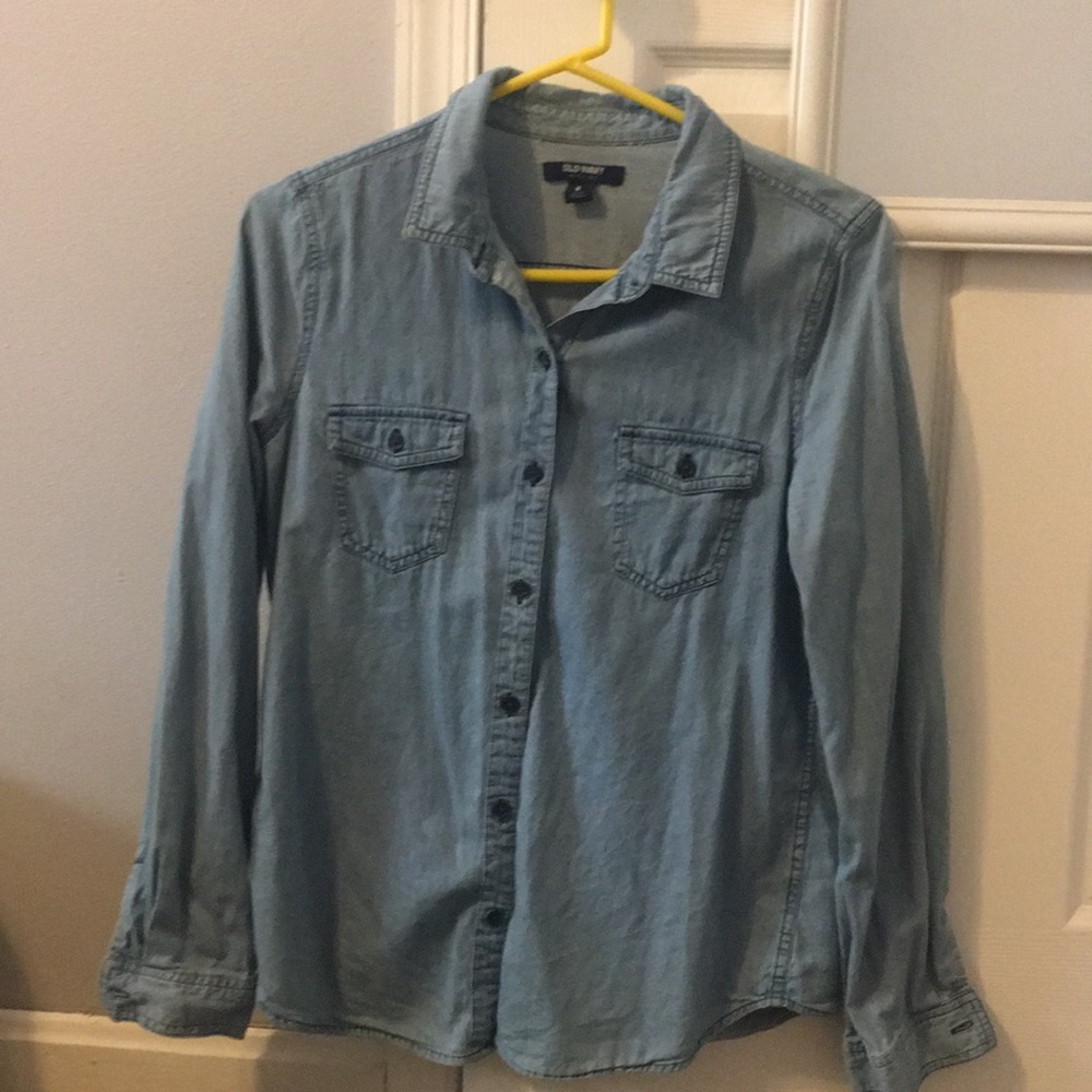 Denim flannel